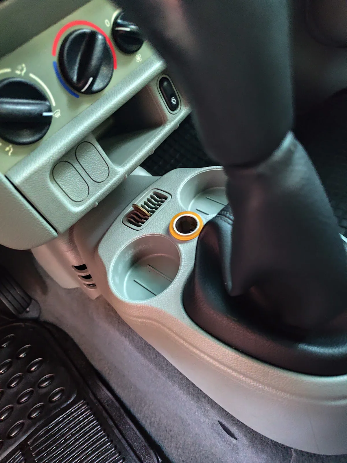 Detaliu interior curățat